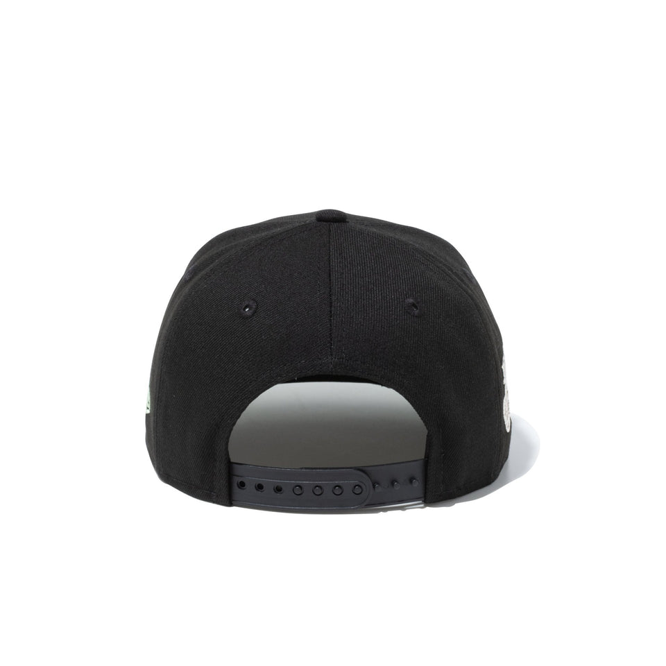 Youth 9FIFTY Gelato オークランド・アスレチックス ブラック ライトグリーンバイザー - 13517619-YTH | NEW ERA ニューエラ公式オンラインストア