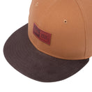 Youth 9FIFTY Hunting ハンティング レザーパッチ ダックタン ブラウンスウェードバイザー - 13327498-YTH | NEW ERA ニューエラ公式オンラインストア