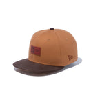 Youth 9FIFTY Hunting ハンティング レザーパッチ ダックタン ブラウンスウェードバイザー - 13327498-YTH | NEW ERA ニューエラ公式オンラインストア