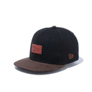 Youth 9FIFTY Hunting ハンティング レザーパッチ ダックブラック ブラウンスウェードバイザー - 13327499-YTH | NEW ERA ニューエラ公式オンラインストア