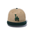 Youth 9FIFTY MLB Corduroy コーデュロイ ロサンゼルス・ドジャース ベージュ ダークグリーンバイザー - 13762768-YTH | NEW ERA ニューエラ公式オンラインストア