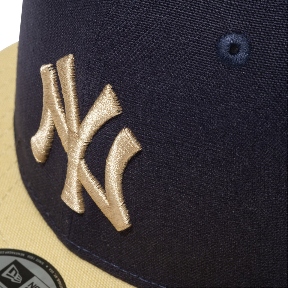 Youth 9FIFTY MLB Duck Canvas ダックキャンバス ニューヨーク・ヤンキース ネイビー ベガスゴールドバイザー - 13517630-YTH | NEW ERA ニューエラ公式オンラインストア