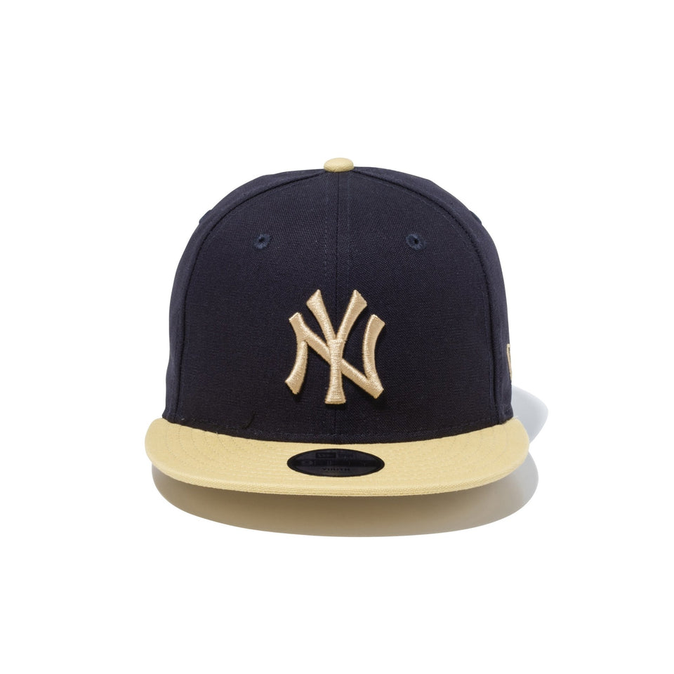 Youth 9FIFTY MLB Duck Canvas ダックキャンバス ニューヨーク・ヤンキース ネイビー ベガスゴールドバイザー - 13517630-YTH | NEW ERA ニューエラ公式オンラインストア