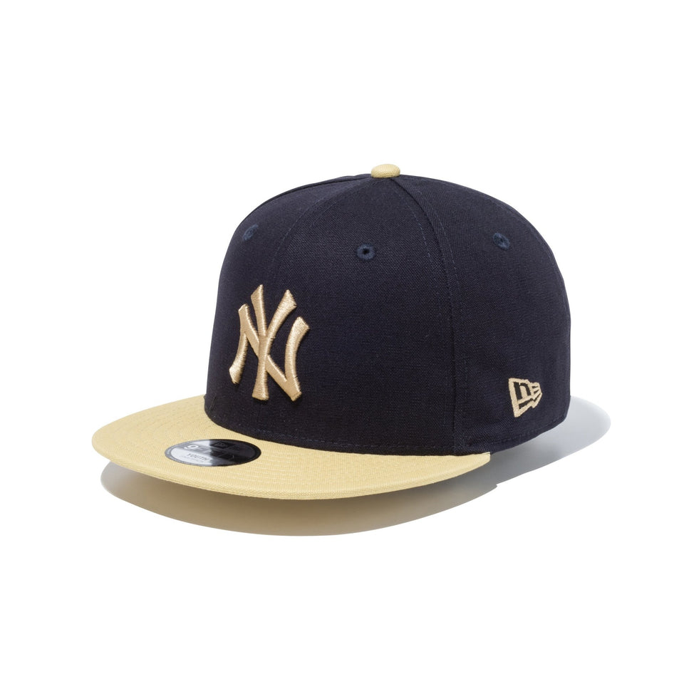 Youth 9FIFTY MLB Duck Canvas ダックキャンバス ニューヨーク・ヤンキース ネイビー ベガスゴールドバイザー - 13517630-YTH | NEW ERA ニューエラ公式オンラインストア