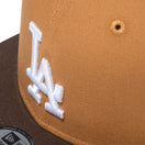 Youth 9FIFTY MLB Duck Canvas ダックキャンバス ロサンゼルス・ドジャース ライトブロンズ ブラウンスウェードバイザー - 13517645-YTH | NEW ERA ニューエラ公式オンラインストア