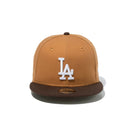Youth 9FIFTY MLB Duck Canvas ダックキャンバス ロサンゼルス・ドジャース ライトブロンズ ブラウンスウェードバイザー - 13517645-YTH | NEW ERA ニューエラ公式オンラインストア