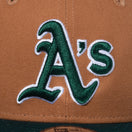 Youth 9FIFTY MLB Duck Canvas ダックキャンバス オークランド・アスレチックス ライトブロンズ ダークグリーンバイザー - 13762754-YTH | NEW ERA ニューエラ公式オンラインストア