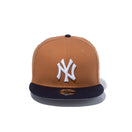 Youth 9FIFTY MLB Duck Canvas ダックキャンバス ニューヨーク・ヤンキース ライトブロンズ ネイビーバイザー - 13762760-YTH | NEW ERA ニューエラ公式オンラインストア