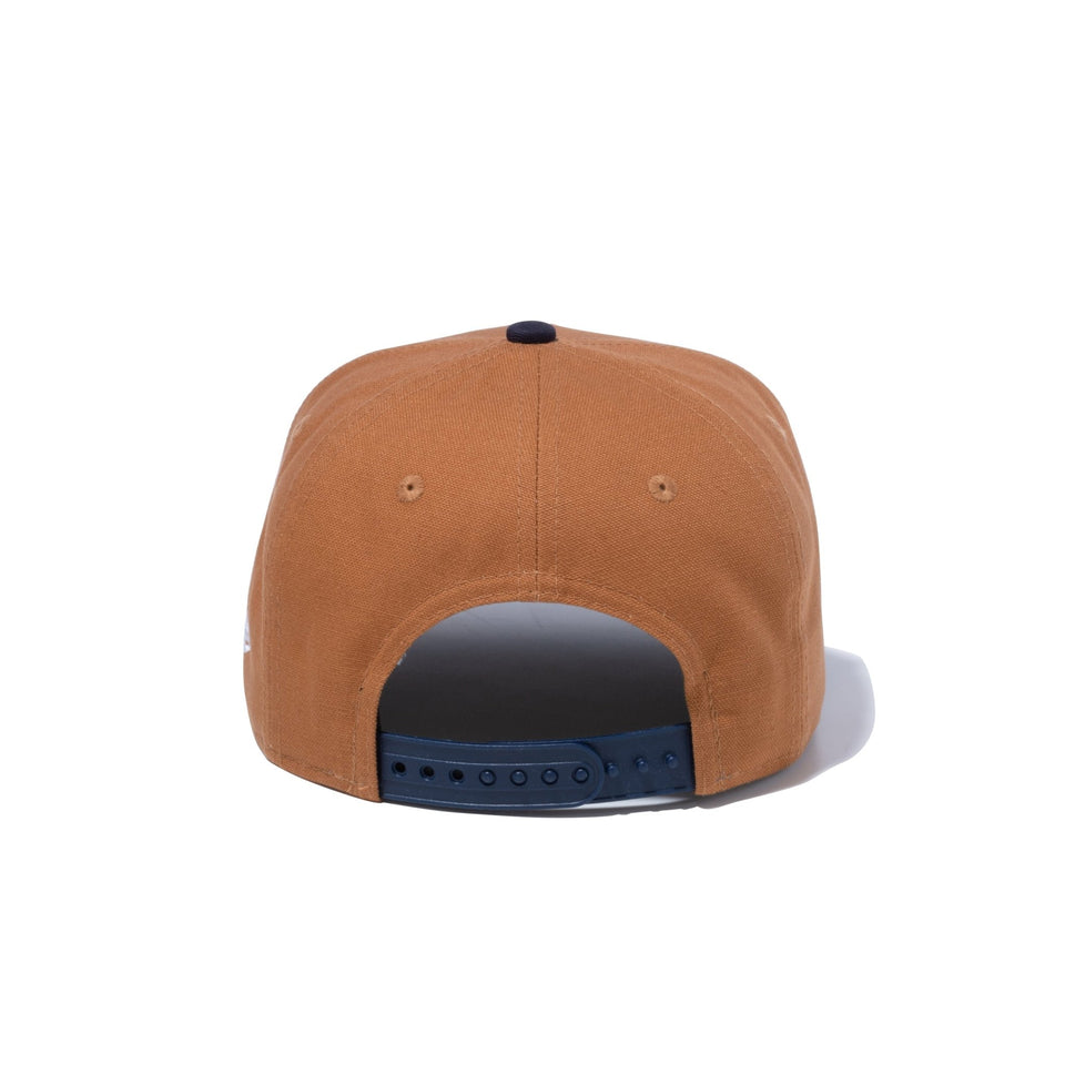 Youth 9FIFTY MLB Duck Canvas ダックキャンバス ニューヨーク・ヤンキース ライトブロンズ ネイビーバイザー - 13762760-YTH | NEW ERA ニューエラ公式オンラインストア