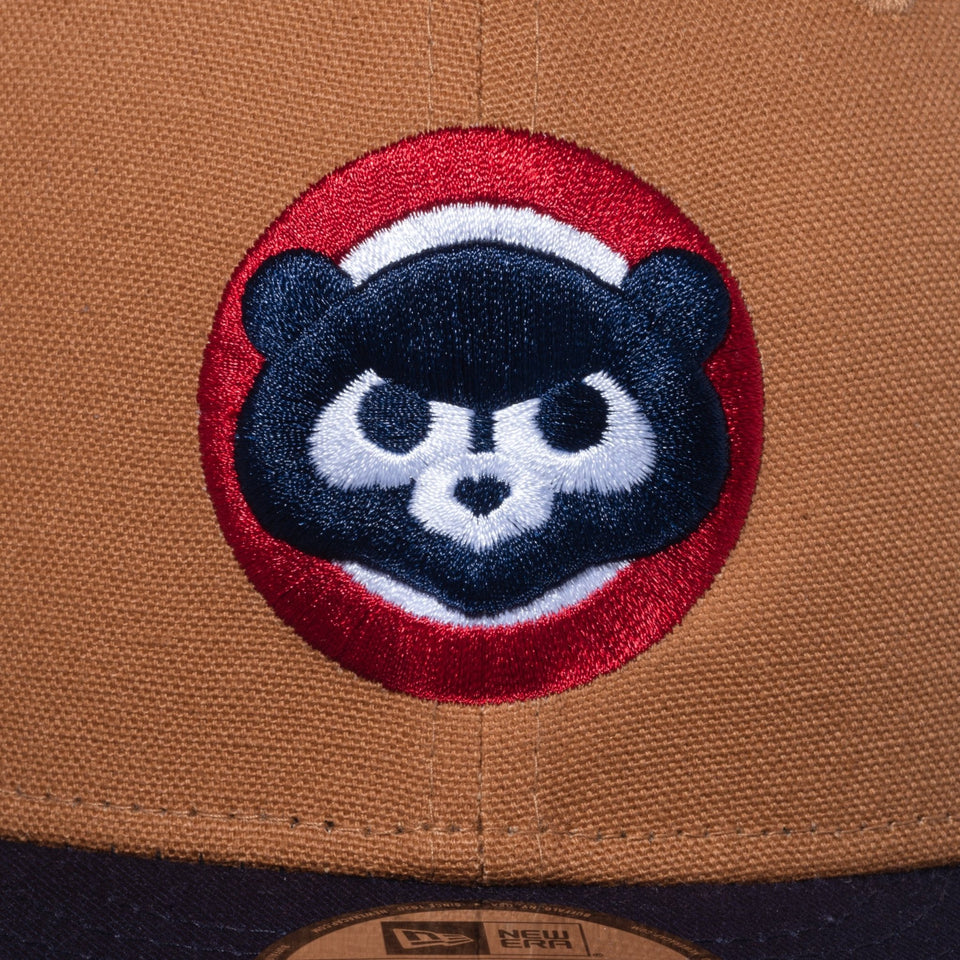 Youth 9FIFTY MLB Duck Canvas ダックキャンバス シカゴ・カブス ライトブロンズ ネイビーバイザー - 13762778-YTH | NEW ERA ニューエラ公式オンラインストア
