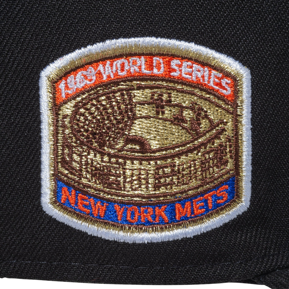 Youth 9FIFTY MLB Side Patch ニューヨーク・メッツ ブラック - 13517633-YTH | NEW ERA ニューエラ公式オンラインストア