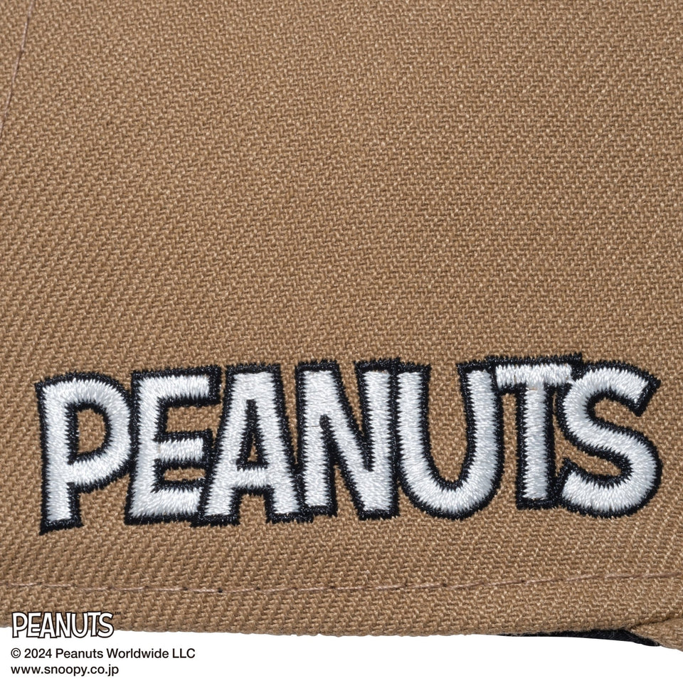 Youth 9FIFTY PEANUTS ピーナッツ スヌーピー クロームホワイト カーキ - 14124287-YTH | NEW ERA ニューエラ公式オンラインストア