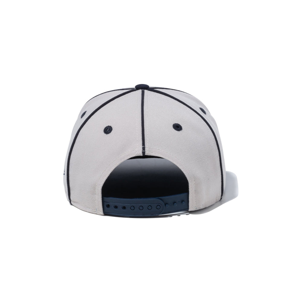 Youth 9FIFTY Piping パイピング ニューヨーク・ヤンキース ストーン/ネイビー - 14111886-YTH | NEW ERA ニューエラ公式オンラインストア