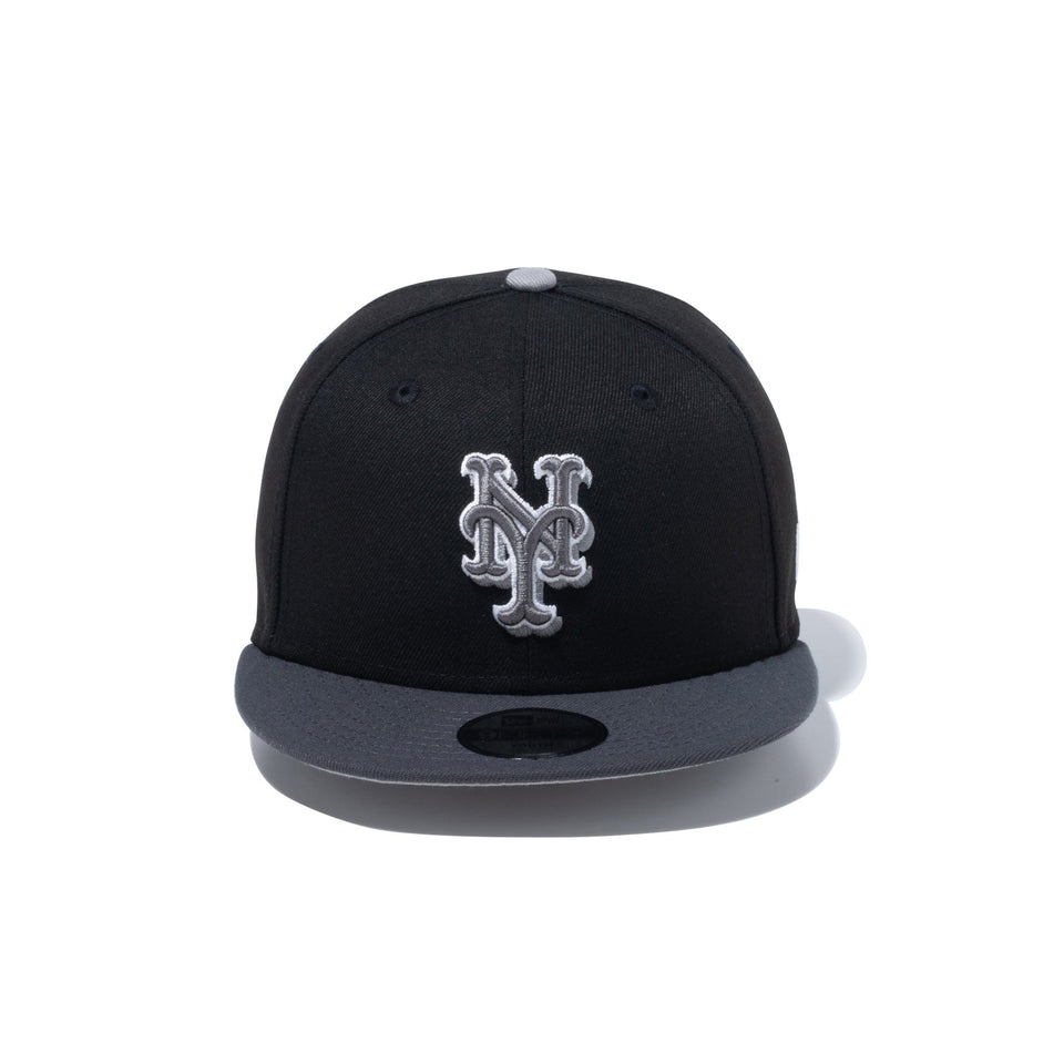 Youth 9FIFTY SHADOW ニューヨーク・メッツ ブラック ダークグラファイトバイザー - 14111888-YTH | NEW ERA ニューエラ公式オンラインストア