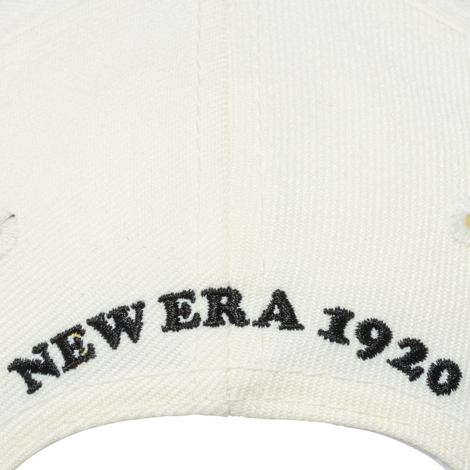 Youth 9FIFTY Smile US NEW ERA 1920 クロームホワイト ブラックバイザー - 13517615-YTH | NEW ERA ニューエラ公式オンラインストア