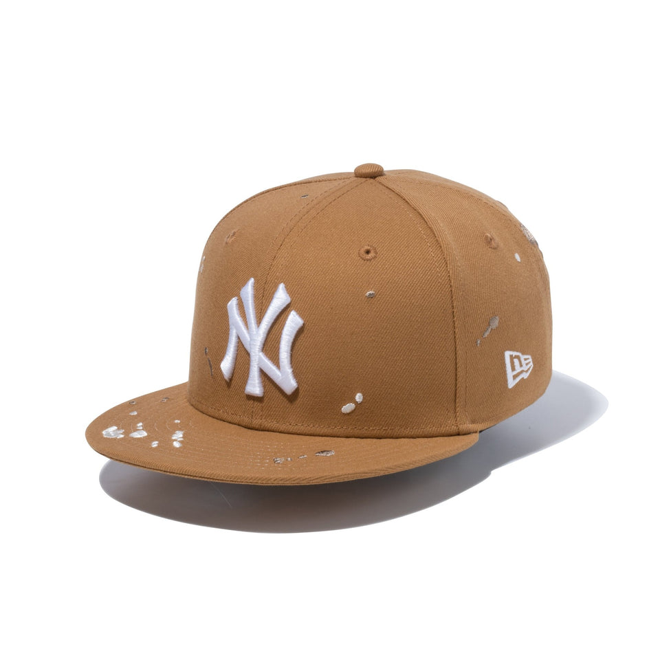 Youth 9FIFTY Splash Embroidery ニューヨーク・ヤンキース ウィート - 13762757-YTH | NEW ERA ニューエラ公式オンラインストア