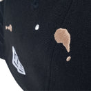 Youth 9FIFTY Splash Embroidery ニューヨーク・ヤンキース ブラック - 13762758-YTH | NEW ERA ニューエラ公式オンラインストア