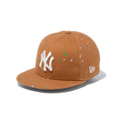Youth 9FIFTY Splash Paint スプラッシュペイント ニューヨーク・ヤンキース ライトブロンズ - 13517622-YTH | NEW ERA ニューエラ公式オンラインストア