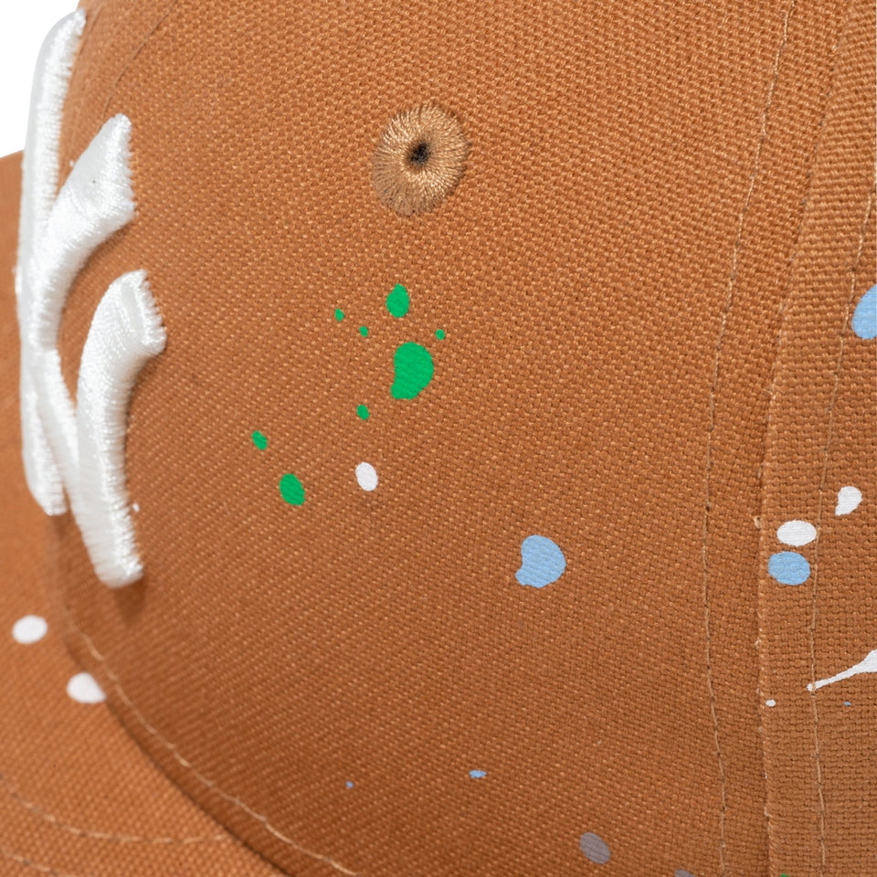 Youth 9FIFTY Splash Paint スプラッシュペイント ニューヨーク・ヤンキース ライトブロンズ - 13517622-YTH | NEW ERA ニューエラ公式オンラインストア