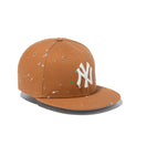 Youth 9FIFTY Splash Paint スプラッシュペイント ニューヨーク・ヤンキース ライトブロンズ - 13517622-YTH | NEW ERA ニューエラ公式オンラインストア