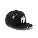 Youth 9FIFTY Splash Paint スプラッシュペイント ニューヨーク・ヤンキース ブラック - 13517623-YTH | NEW ERA ニューエラ公式オンラインストア