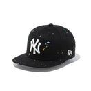 Youth 9FIFTY Splash Paint スプラッシュペイント ニューヨーク・ヤンキース ブラック - 13517623-YTH | NEW ERA ニューエラ公式オンラインストア