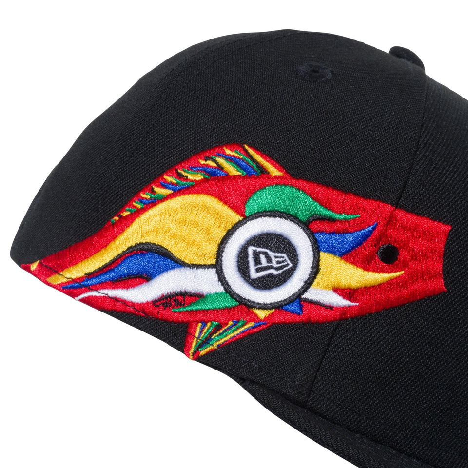 Youth 9FIFTY Taro Okamoto 岡本太郎 鯉のぼり ブラック - 12654247-YTH | NEW ERA ニューエラ公式オンラインストア