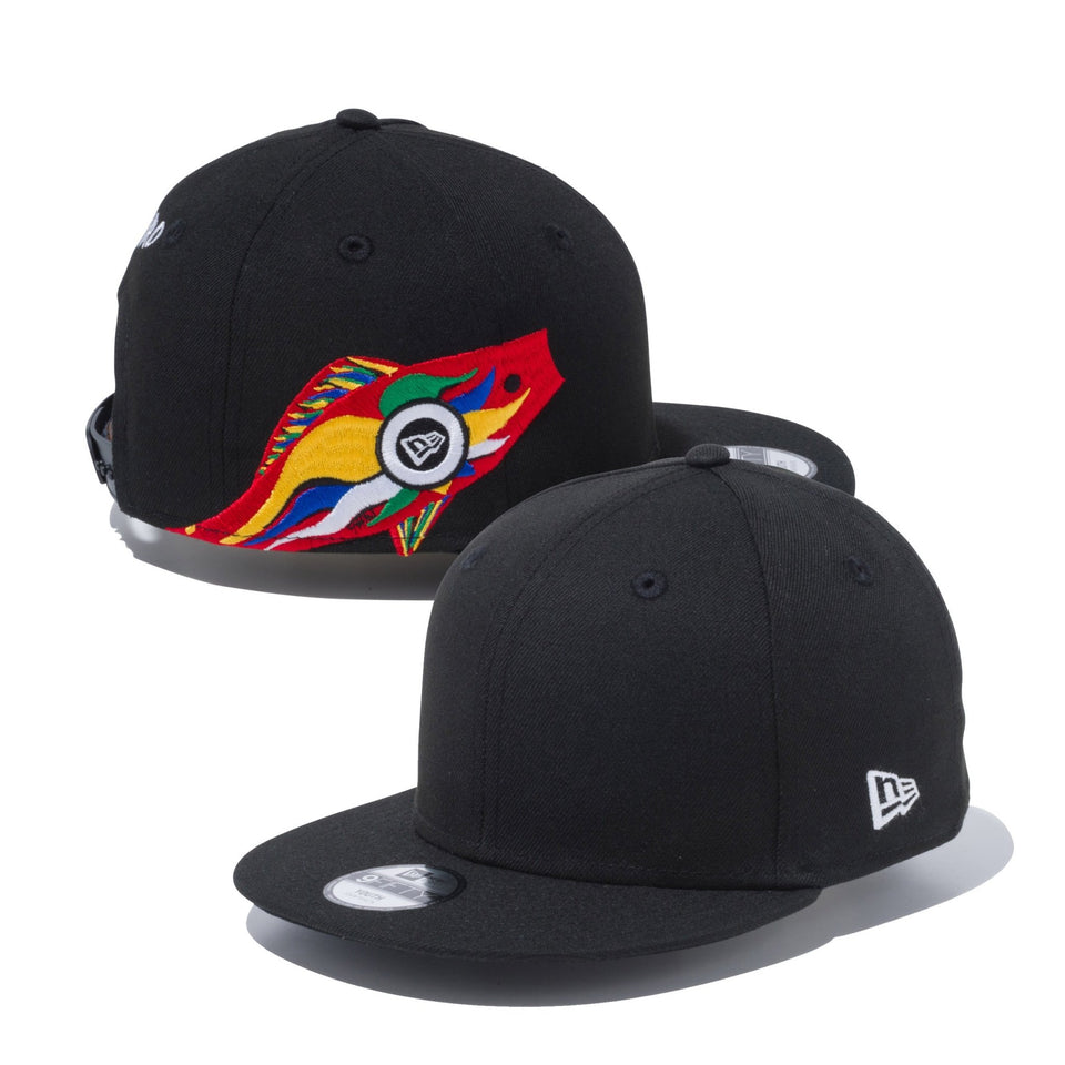 Youth 9FIFTY Taro Okamoto 岡本太郎 鯉のぼり ブラック - 12654247-YTH | NEW ERA ニューエラ公式オンラインストア