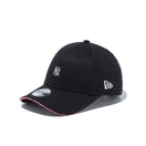Youth 9FORTY ベーシックファブリックス ニューヨーク・ヤンキース サンドイッチバイザー ブラック - 12325566-OSFA | NEW ERA ニューエラ公式オンラインストア