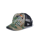 Youth 9FORTY A-Frame トラッカー ニューヨーク・ヤンキース バタリオン ウッドランドカモ / ブラックメッシュ - 12541007-YTH | NEW ERA ニューエラ公式オンラインストア