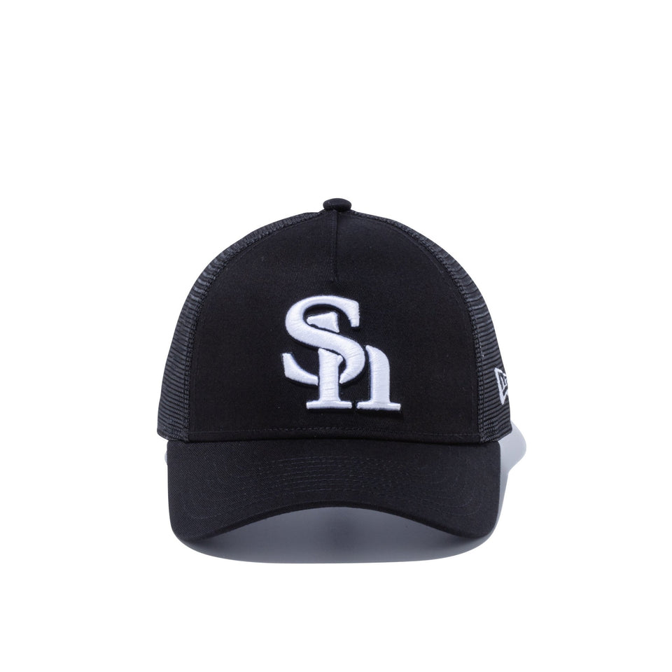 Youth 9FORTY A-Frame トラッカー 福岡ソフトバンクホークス ブラック - 13565768-YTH | NEW ERA ニューエラ公式オンラインストア