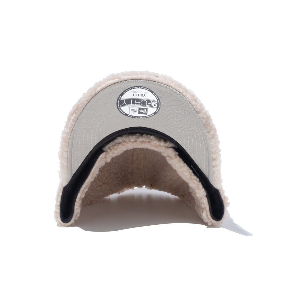 Youth 9FORTY A-Frame Boa Fleece ボアフリース ベージュ - 13762785-YTH | NEW ERA ニューエラ公式オンラインストア