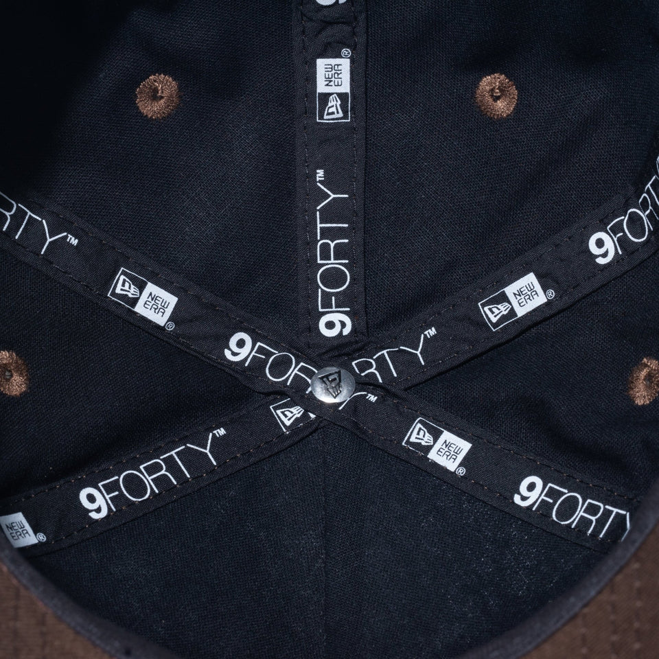 Youth 9FORTY A-Frame Box Logo Corduroy コーデュロイ ボックスロゴ チョコ - 13762802-YTH | NEW ERA ニューエラ公式オンラインストア