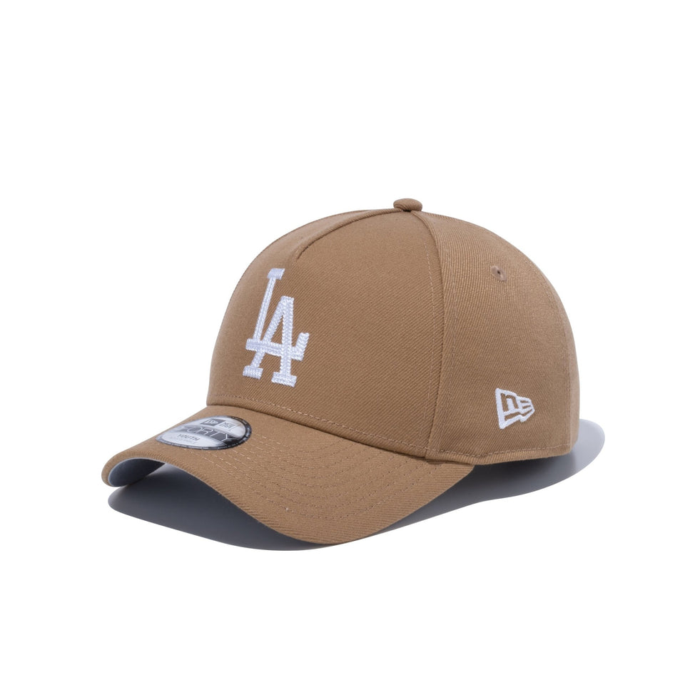 Newera 9forty ロサンゼルスドジャース スウェードレザー キャップ