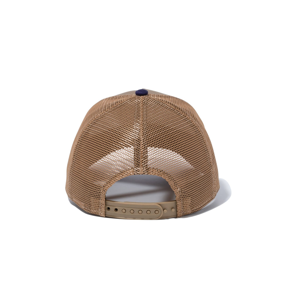 Youth 9FORTY A-Frame トラッカー New Era New York カレッジロゴ カーキ ネイビーバイザー - 13517676-YTH | NEW ERA ニューエラ公式オンラインストア