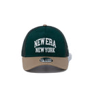 Youth 9FORTY A-Frame トラッカー New Era New York カレッジロゴ ダークグリーン カーキバイザー - 13517677-YTH | NEW ERA ニューエラ公式オンラインストア