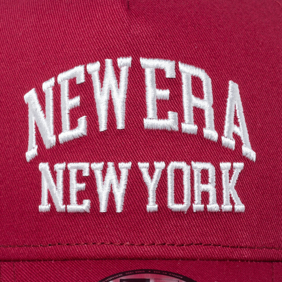 Youth 9FORTY A-Frame トラッカー New Era New York カレッジロゴ カーディナル - 13517678-YTH | NEW ERA ニューエラ公式オンラインストア