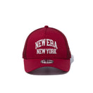 Youth 9FORTY A-Frame トラッカー New Era New York カレッジロゴ カーディナル - 13517678-YTH | NEW ERA ニューエラ公式オンラインストア