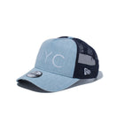 Youth 9FORTY A-Frame トラッカー デニム NYC ウォッシュドデニム × スノーホワイト - 12541002-YTH | NEW ERA ニューエラ公式オンラインストア