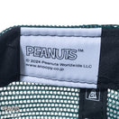 Youth 9FORTY A-Frame トラッカー PEANUTS ピーナッツ スヌーピー ダークグリーン - 14124290-YTH | NEW ERA ニューエラ公式オンラインストア