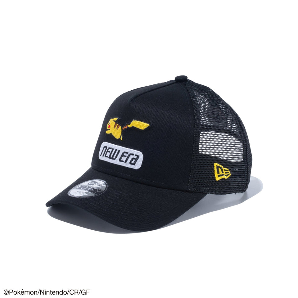 Youth 9FORTY A-Frame トラッカー Pokémon ピカチュウ ポケモン ブラック - 14124522-YTH | NEW ERA ニューエラ公式オンラインストア