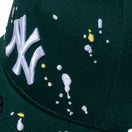 Youth 9FORTY A-Frame Splash Embroidery スプラッシュエンブロイダリー ニューヨーク・ヤンキース ダークグリーン - 13327507-YTH | NEW ERA ニューエラ公式オンラインストア