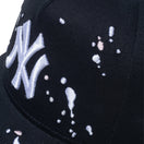 Youth 9FORTY A-Frame Splash Embroidery スプラッシュエンブロイダリー ニューヨーク・ヤンキース ブラック - 13327508-YTH | NEW ERA ニューエラ公式オンラインストア