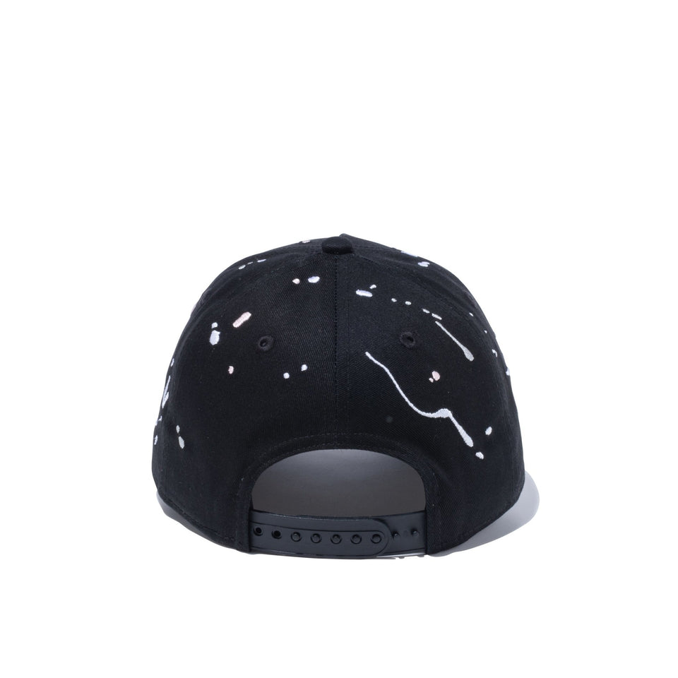Youth 9FORTY A-Frame Splash Embroidery スプラッシュエンブロイダリー ニューヨーク・ヤンキース ブラック - 13327508-YTH | NEW ERA ニューエラ公式オンラインストア