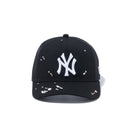 Youth 9FORTY A-Frame トラッカー Splash Embroidery ニューヨーク・ヤンキース ブラック/ブラックメッシュ - 13762786-YTH | NEW ERA ニューエラ公式オンラインストア