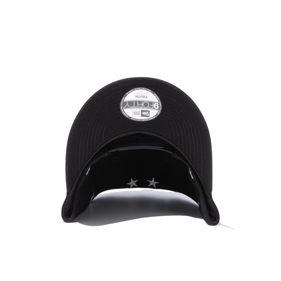 Youth 9FORTY A-Frame Stars ニューヨーク・ヤンキース ブラック - 13327519-YTH | NEW ERA ニューエラ公式オンラインストア