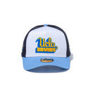 Youth 9FORTY A-Frame トラッカー UCLA スクリプトロゴ ホワイト スカイブルー ネイビー × メリットゴールド マリンブルー - 13529412-YTH | NEW ERA ニューエラ公式オンラインストア