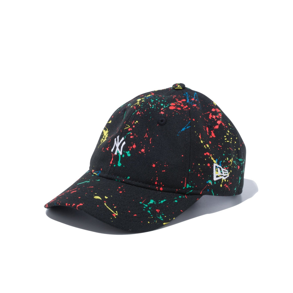 Youth 9TWENTY ニューヨーク・ヤンキース スプラッシュペイント ミニロゴ ブラック - 12541037-YTH | NEW ERA ニューエラ公式オンラインストア