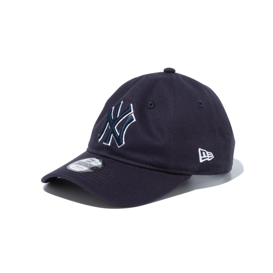 Youth 9TWENTY ニューヨーク・ヤンキース ノンウォッシュ ネイビー - 13517708-YTH | NEW ERA ニューエラ公式オンラインストア