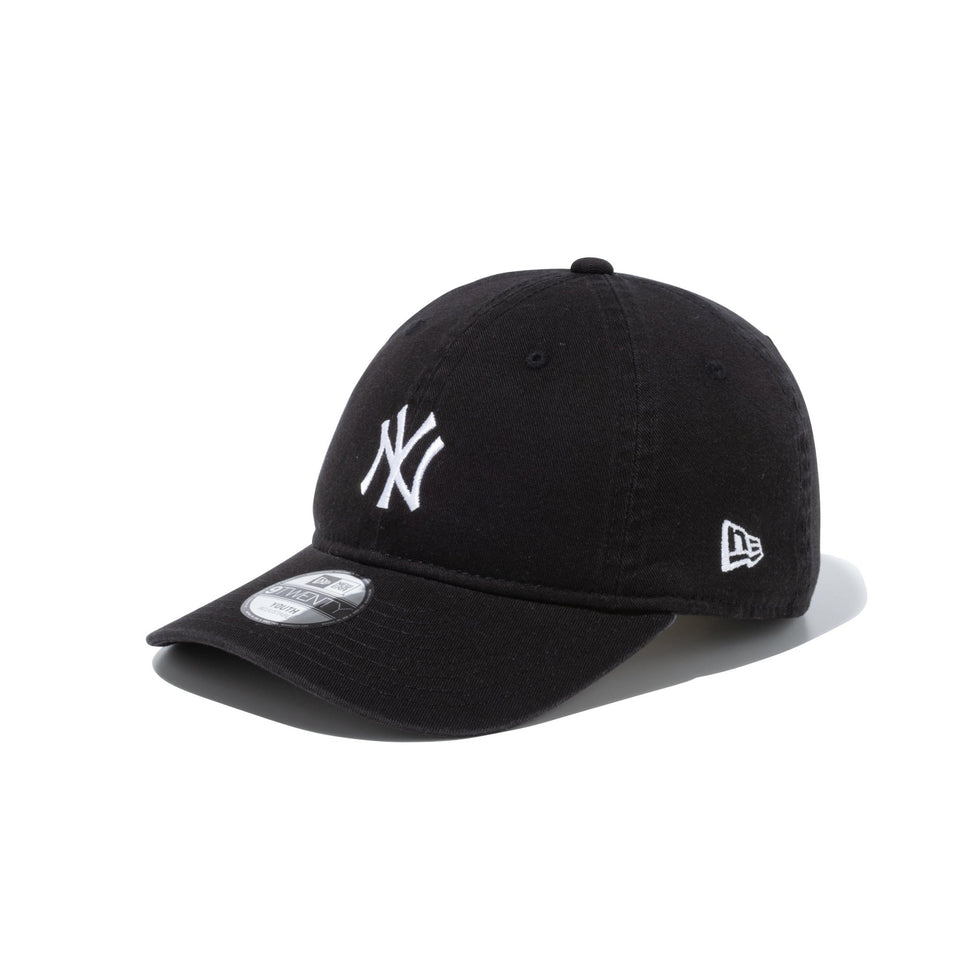 Youth 9TWENTY ニューヨーク・ヤンキース ミッドロゴ ブラック × スノーホワイト - 13517710-YTH | NEW ERA ニューエラ公式オンラインストア